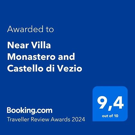 Near Villa Monastero And Castello Di Vezio Варенна Экстерьер фото